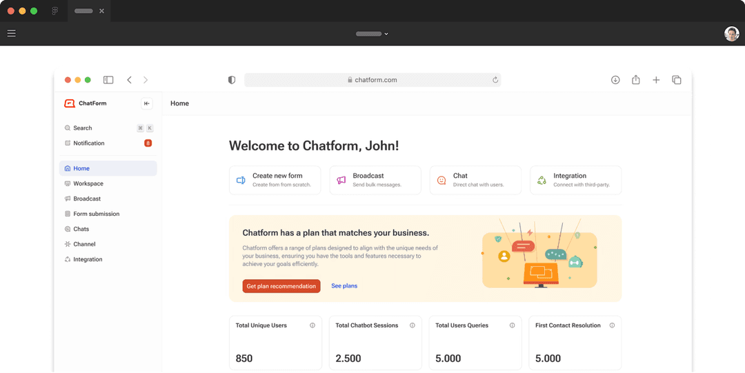 Chatform: Designing an AI-Powered Help Desk MVP