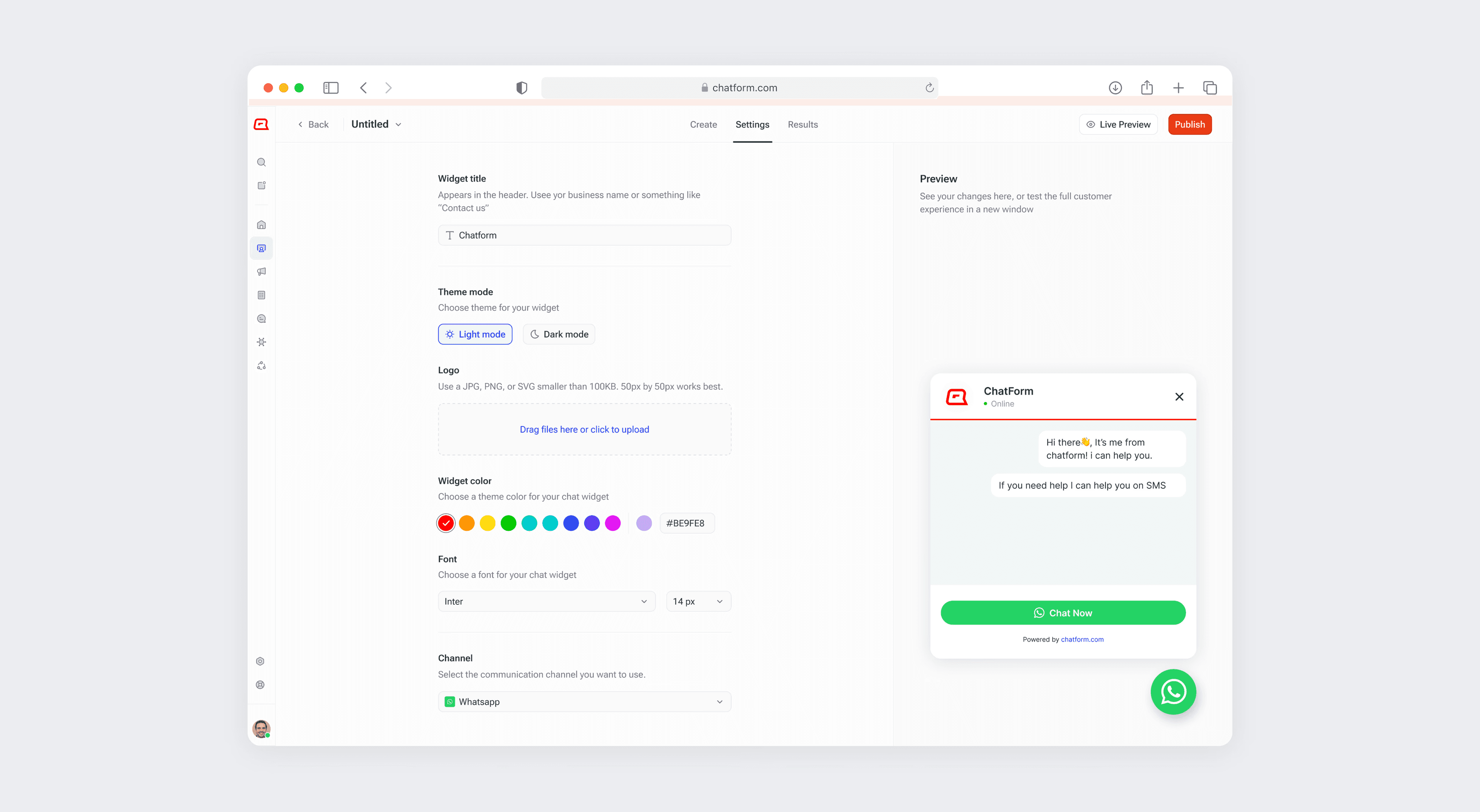 Element Bolt Dashboard Interface
