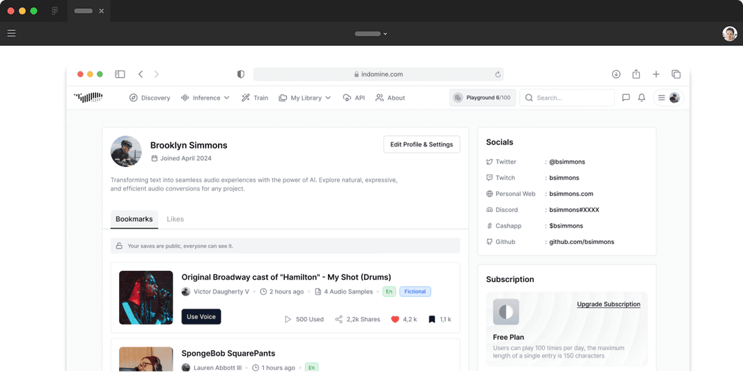 From Concept to MVP: UX/UI Design for an AI Audio Generation